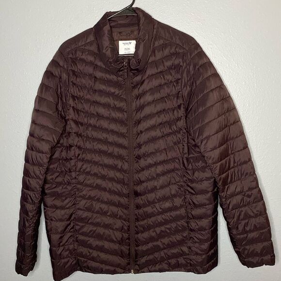 Old Navy Active Purple Puffer Full Zip Jacket Size XXL Tall - Picture 1 of 10